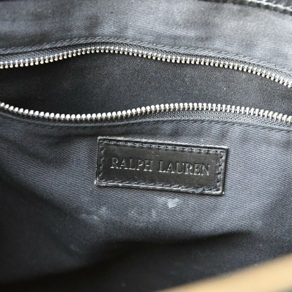 Vintage Polo Houndstooth PVC Tote---HUGE, RARE! - Picture 8 of 8